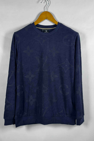 Louis Vuitton Terry Towel Sweatshirt - Navy Blue