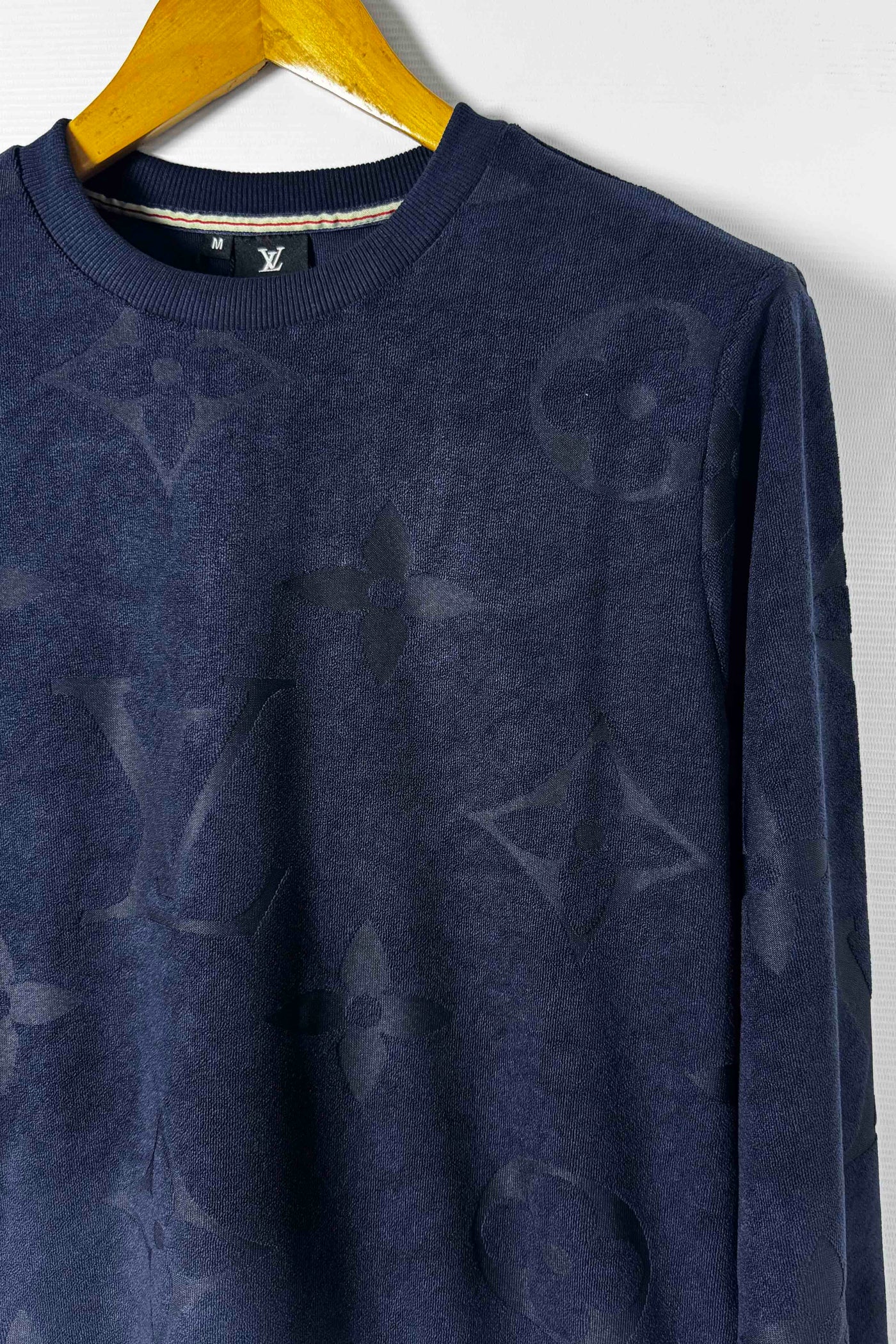 Louis Vuitton Terry Towel Sweatshirt - Navy Blue