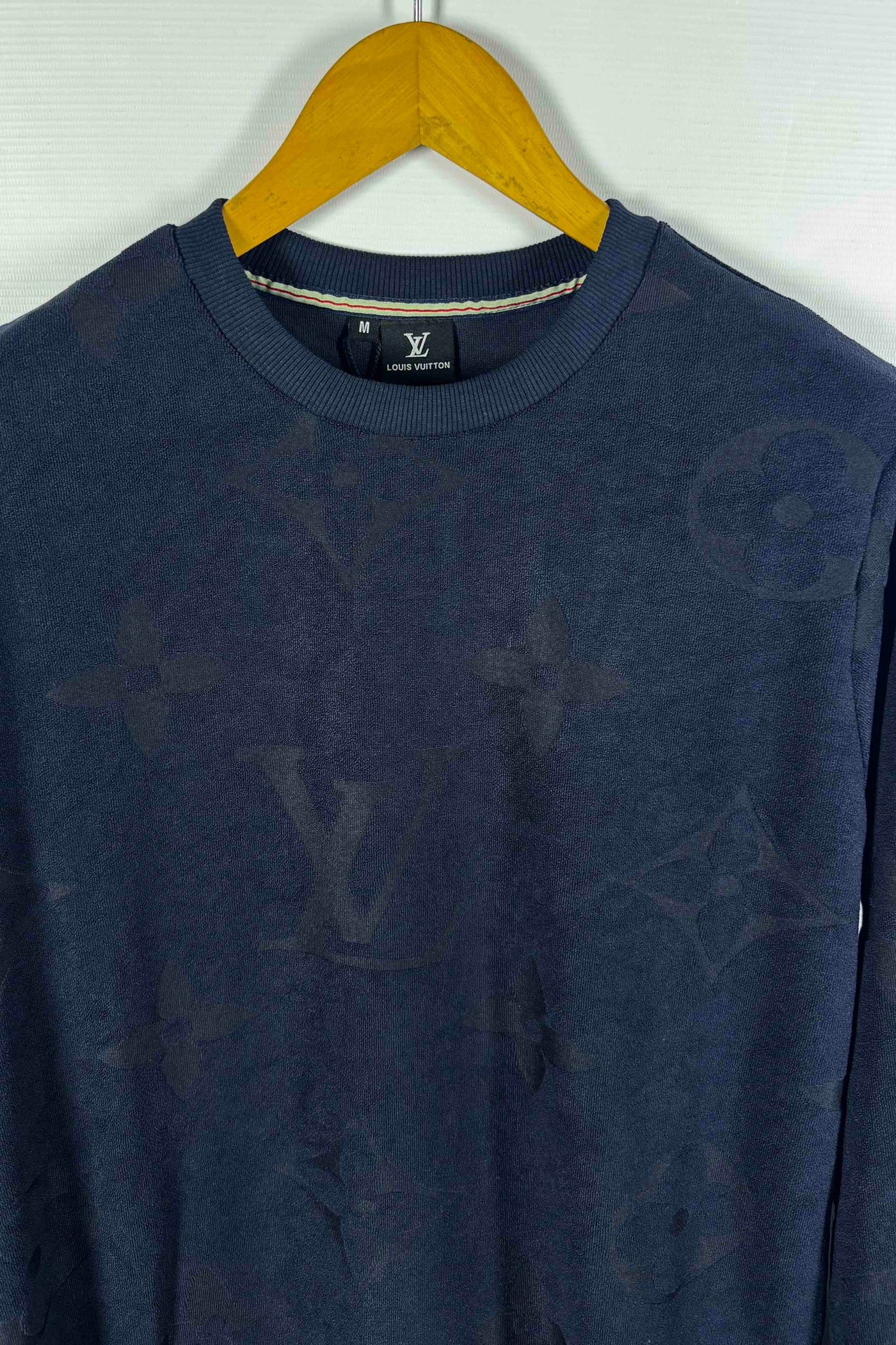 Louis Vuitton Terry Towel Sweatshirt - Navy Blue