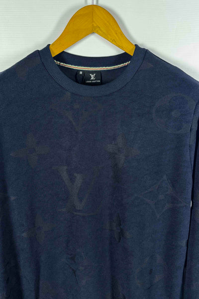 Louis Vuitton Terry Towel Sweatshirt - Navy Blue