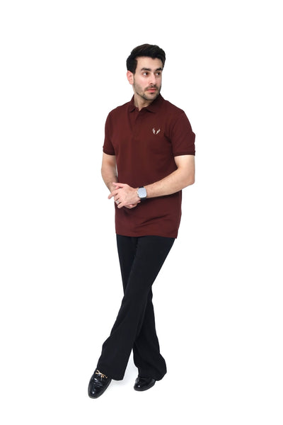 Maroon Basic Polo