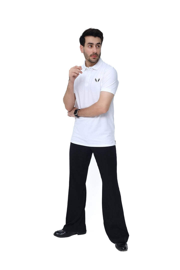 Pure White Basic Polo