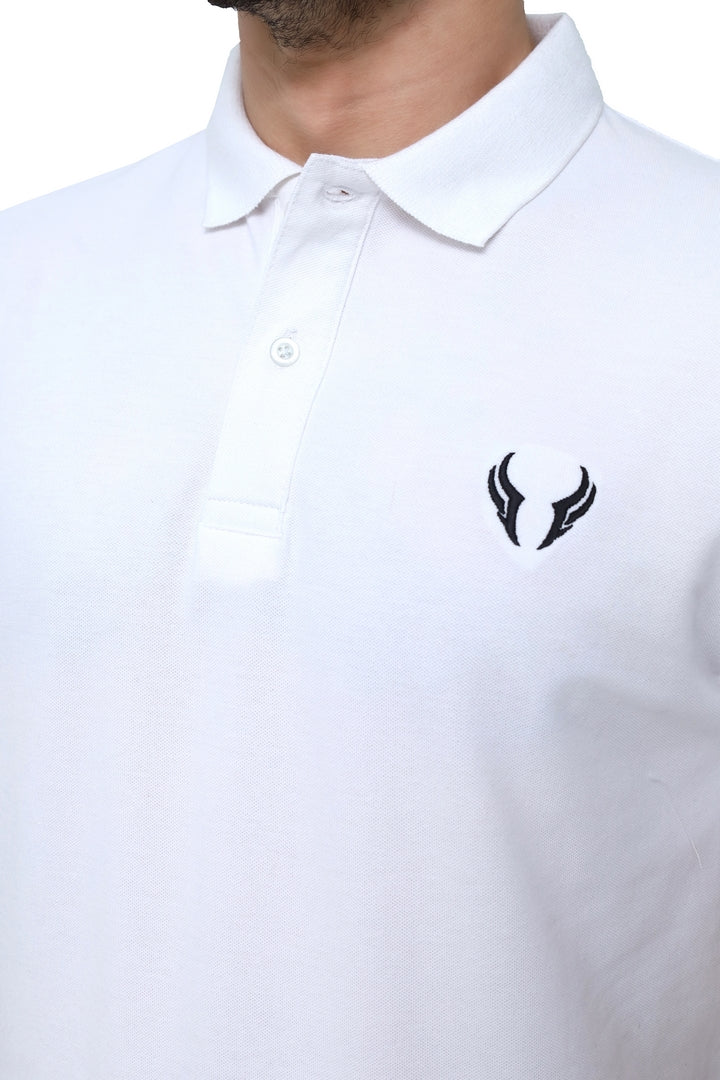 Pure White Basic Polo