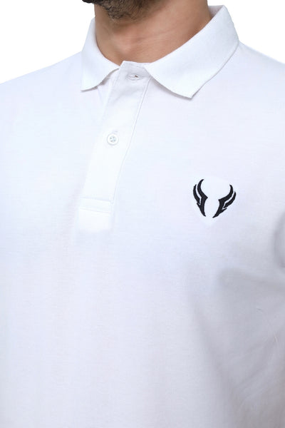 Pure White Basic Polo