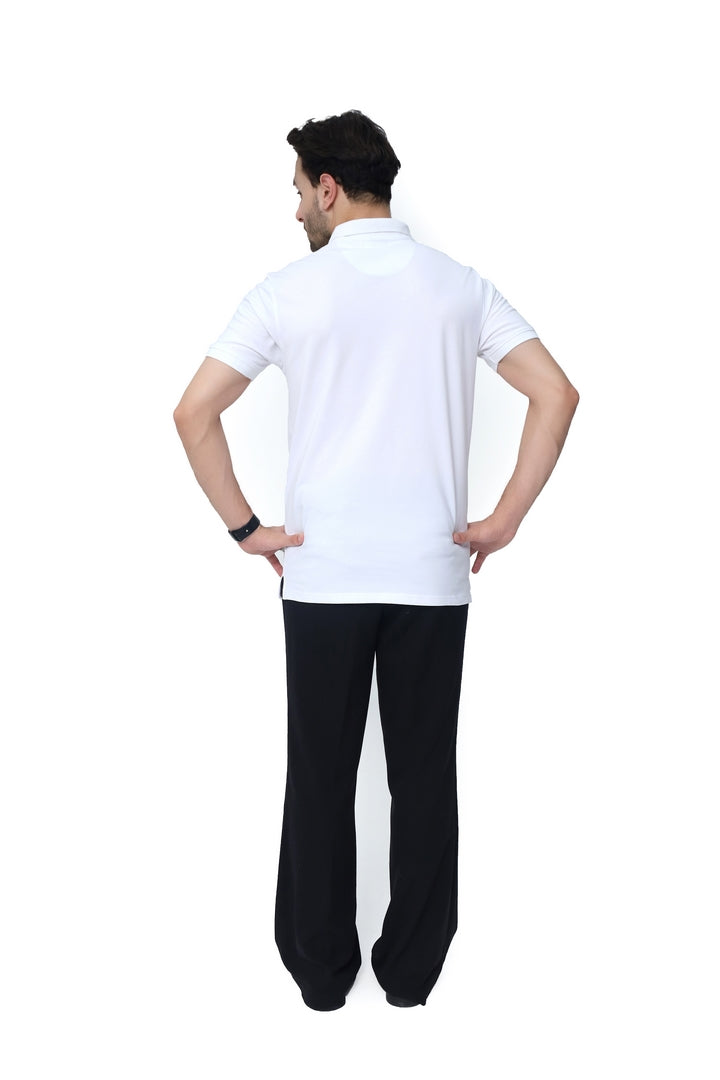 Pure White Basic Polo