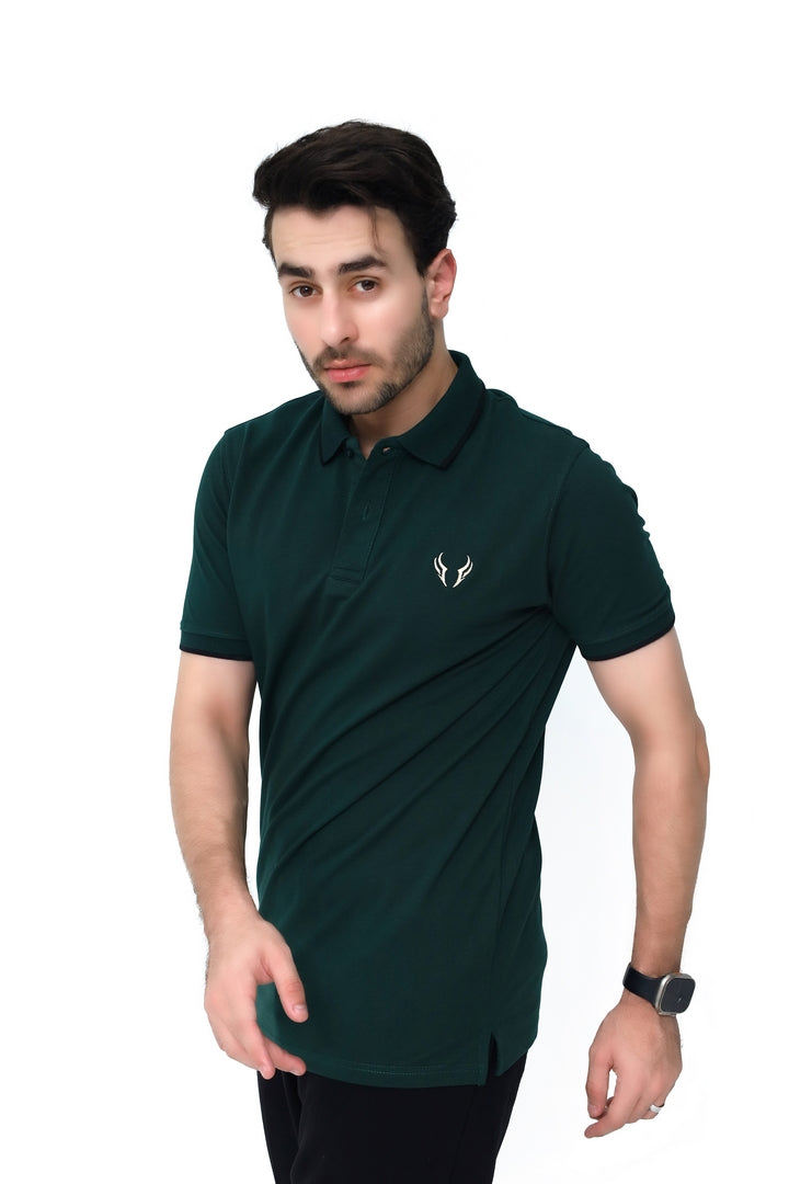Forest Green Basic Polo