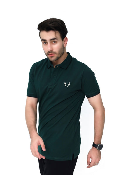 Forest Green Basic Polo