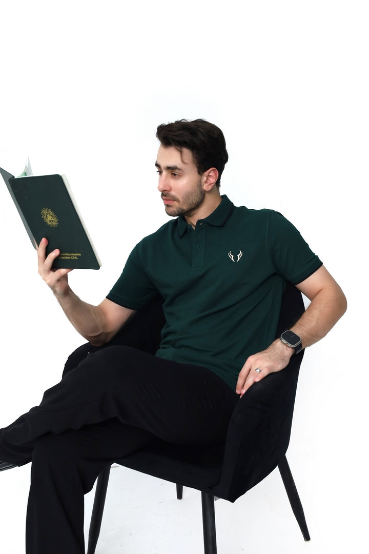 Forest Green Basic Polo