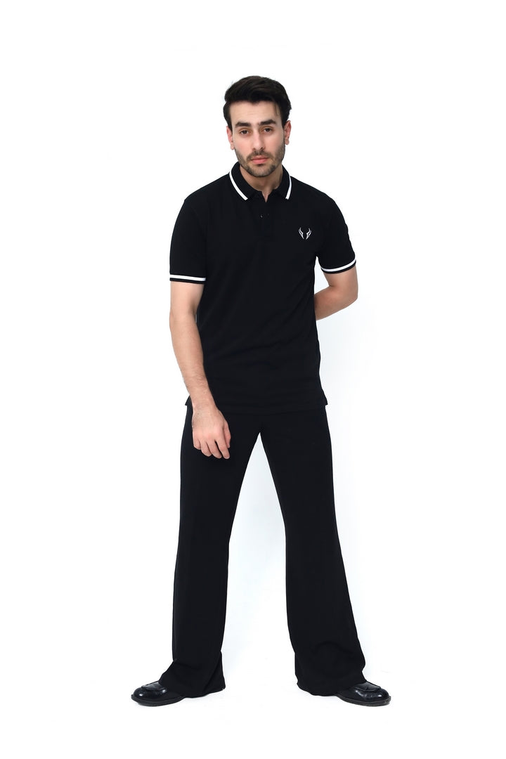 Pure Black Basic Polo