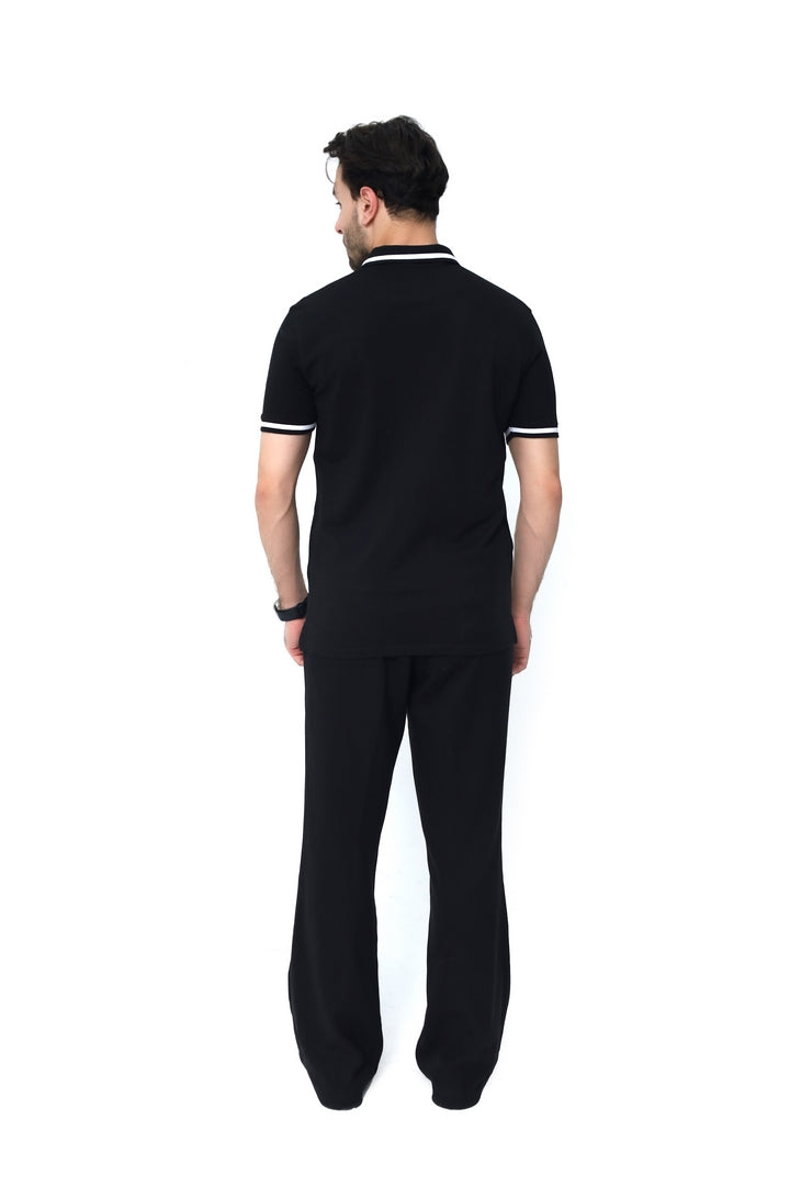 Pure Black Basic Polo
