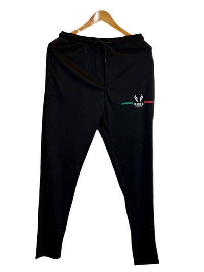 Boss Raglan Track Suit – White/Navy/Black